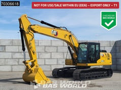 2025 Caterpillar 323D3 crawler excavator, side view