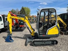 2023 Wacker Neuson ET18 mini excavator, side view 2023 Wacker Neuson ET18 mini excavator, side view