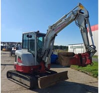 2024 Takeuchi TB 335 R mini excavator, side view 2024 Takeuchi TB 335 R mini excavator, side view