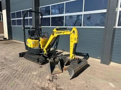 2016 Yanmar VIO10-2A mini excavator, side view