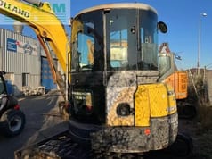 2012 New Holland E50 B SR mini excavator, side view