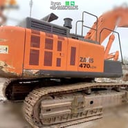 2017 Hitachi ZAXIS 470LCH crawler excavator side view