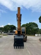 2019 Hyundai R210W-9 wheel excavator, front view