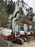 2018 Takeuchi TB290 mini excavator, side view