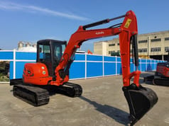 2023 Kubota KX155-5 mini excavator, side view 2023 Kubota KX155-5 mini excavator, side view