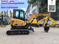 2024 Sany SY35U mini excavator, side profile view 2024 Sany SY35U mini excavator, side profile view