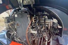 2025 Kubota 163 mini excavator engine compartment view