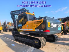 2023 Hyundai 220LC-9S crawler excavator, rear three-quarter view 2023 Hyundai 220LC-9S crawler excavator, rear three-quarter view
