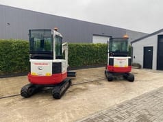 2019 Takeuchi TB23R mini excavator front view