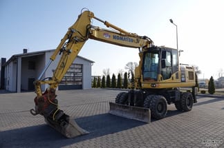Excavator pe roți Komatsu PW180-10, 2017
