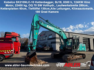 2018 Kobelco SK210 NLC-10 Koparka gąsienicowa 2018 Kobelco SK210 NLC-10 Koparka gąsienicowa