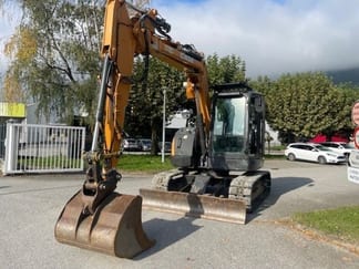 2018 CASE CX75C SR Excavadora de orugas