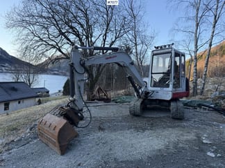 Graafmachine 1997 Takeuchi 5-TON Graafmachine Met Graafbak En Schapenbak Graafmachine 1997 Takeuchi 5-TON Graafmachine Met Graafbak En Schapenbak