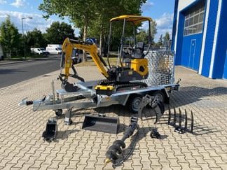 Berger Kraus BK1000JSR Minigraafmachine Berger Kraus BK1000JSR Minigraafmachine