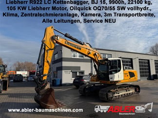 Koparka gąsienicowa Liebherr R922LC z 2015 roku Koparka gąsienicowa Liebherr R922LC z 2015 roku