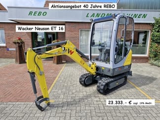Mini-escavadora Wacker Neuson ET16 de 2023 Mini-escavadora Wacker Neuson ET16 de 2023