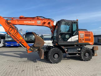 2015 Hitachi ZX140W Escavatore su Ruote