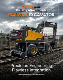 2025 Galen RAIL MOVER Wheel Excavator 2025 Galen RAIL MOVER Wheel Excavator