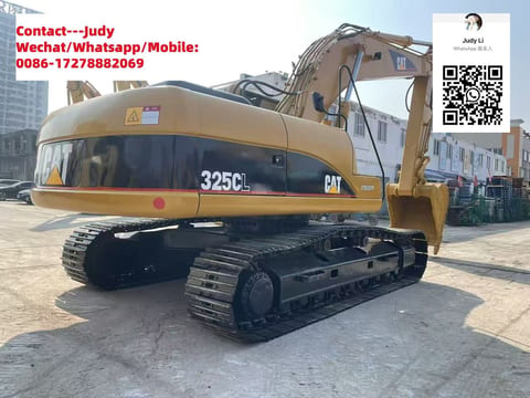 2019 Caterpillar 325CL crawler excavator, rear three-quarter view 2019 Caterpillar 325CL crawler excavator, rear three-quarter view