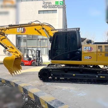 2022 Caterpillar 320GX crawler excavator, side view 2022 Caterpillar 320GX crawler excavator, side view
