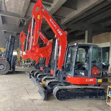 2023 Kubota KX165-5 mini excavator, side view 2023 Kubota KX165-5 mini excavator, side view