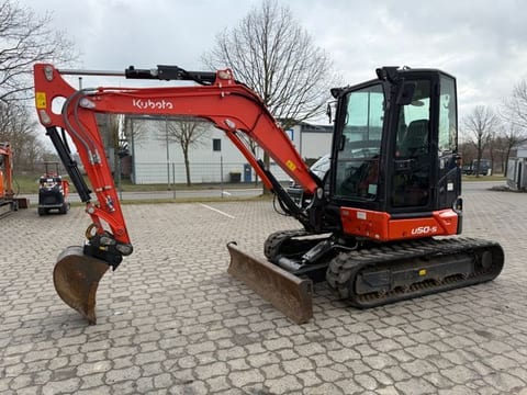 2022 Kubota U50-5 mini excavator side view 2022 Kubota U50-5 mini excavator side view