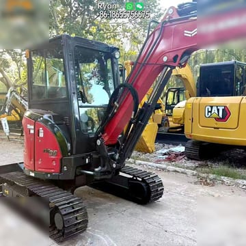 2020 Yanmar VIO35-6 mini excavator, side view 2020 Yanmar VIO35-6 mini excavator, side view