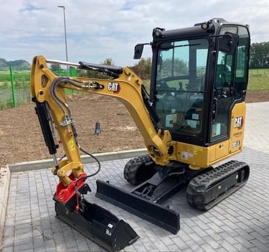 2023 Caterpillar 301.6 mini excavator, front three-quarter view 2023 Caterpillar 301.6 mini excavator, front three-quarter view