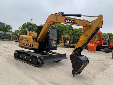 2024 Sany SY75C crawler excavator, side view