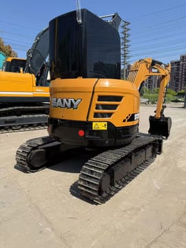 2020 Sany SY35U mini excavator rear view 2020 Sany SY35U mini excavator rear view