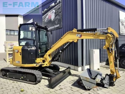 2023 Caterpillar 303.5CR-07A mini excavator, side view 2023 Caterpillar 303.5CR-07A mini excavator, side view