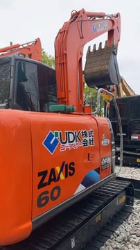 2023 Hitachi Zaxis 60 mini excavator side view 2023 Hitachi Zaxis 60 mini excavator side view