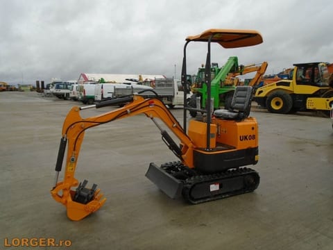 2019 Uni UK08 mini excavator, side view 2019 Uni UK08 mini excavator, side view