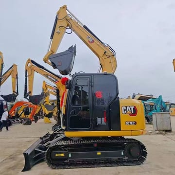 2025 Caterpillar 307E2 crawler excavator side view 2025 Caterpillar 307E2 crawler excavator side view