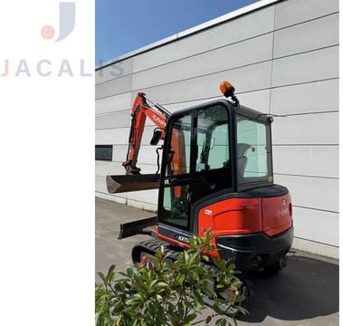 2018 Kubota KX027-4 mini excavator, rear three-quarter view 2018 Kubota KX027-4 mini excavator, rear three-quarter view