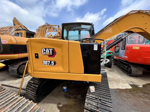 2023 Caterpillar 307.5 mini excavator, side profile view 2023 Caterpillar 307.5 mini excavator, side profile view