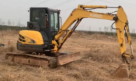 2024 Kobelco SK55SR excavator side view 2024 Kobelco SK55SR excavator side view