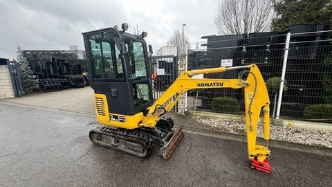 2019 Komatsu PC16R-3HS mini excavator, side view 2019 Komatsu PC16R-3HS mini excavator, side view