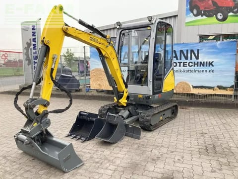 2023 Wacker Neuson ET18 EDITION C mini excavator, front three-quarter view 2023 Wacker Neuson ET18 EDITION C mini excavator, front three-quarter view