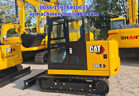 2025 Caterpillar 305.5 mini excavator side view 2025 Caterpillar 305.5 mini excavator side view