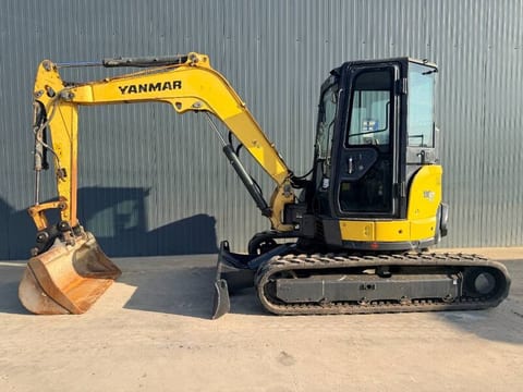 2021 Yanmar VIO57-6B mini excavator, side view 2021 Yanmar VIO57-6B mini excavator, side view