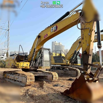 2024 Caterpillar 323 crawler excavator, side view 2024 Caterpillar 323 crawler excavator, side view