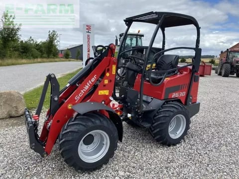 2025 Schäffer 2630 mini excavator, three-quarter front view 2025 Schäffer 2630 mini excavator, three-quarter front view