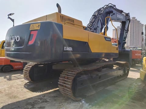 2019 Volvo EC460DL crawler excavator, rear three-quarter view 2019 Volvo EC460DL crawler excavator, rear three-quarter view
