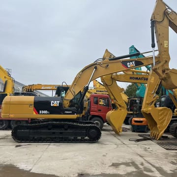 2022 Caterpillar 330D2L crawler excavator side view