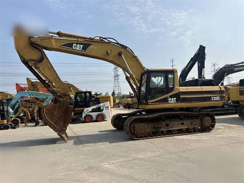 2022 Caterpillar 330BL crawler excavator, side profile view 2022 Caterpillar 330BL crawler excavator, side profile view
