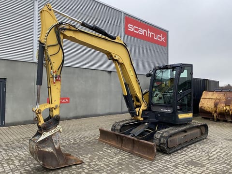 2017 Yanmar VIO80-1A mini excavator, side view 2017 Yanmar VIO80-1A mini excavator, side view