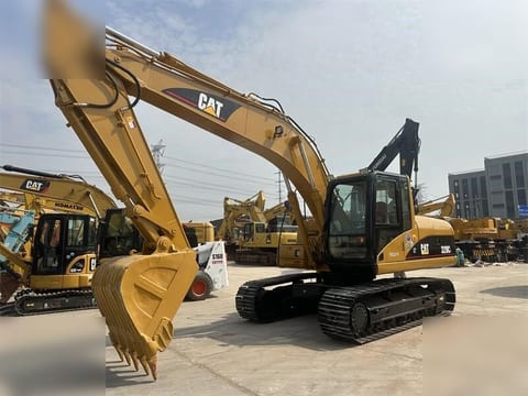 2020 Caterpillar 320C excavator pe senile, vedere laterala de profil 2020 Caterpillar 320C excavator pe senile, vedere laterala de profil