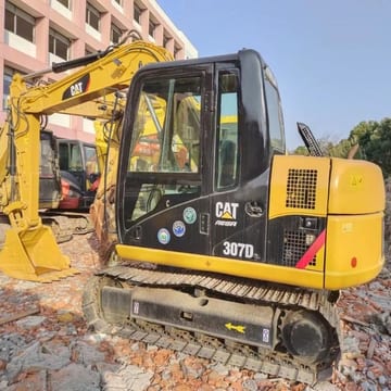 2018 Caterpillar 307D crawler excavator, side view 2018 Caterpillar 307D crawler excavator, side view