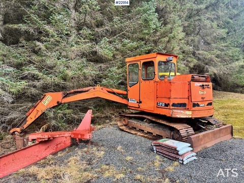 1985 Schaeff HR26 crawler excavator, side view 1985 Schaeff HR26 crawler excavator, side view